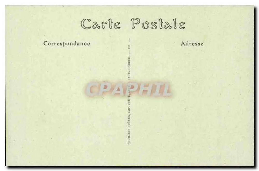 Coucy-le-Château — De Poort van Soissons (buiten) — uitgever C. Géfriel, Parijs - Achterkant