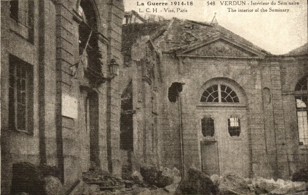 Verdun — Innenraum des Seminariums — L.C.H. Visé, Paris, n° 548 - Vorderseite