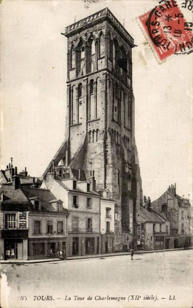 Tours — Torre de Carlomagno (século XII) — L.I. - Frente