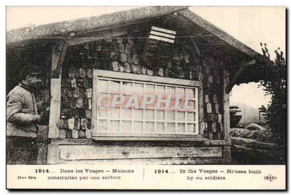 Haus gebaut von Soldaten — Vosges — 24. Serie - Vorderseite