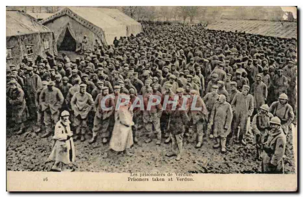 Gefangene von Verdun — Gefangenenlager in Verdun — n°16 - Vorderseite