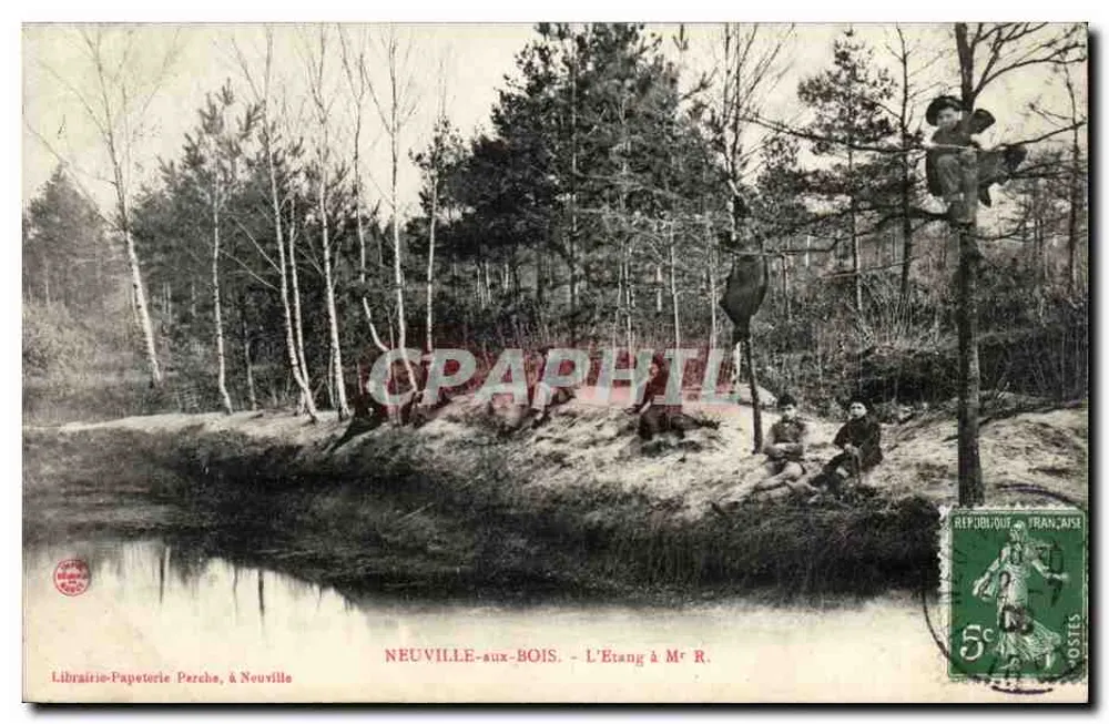 Neuville-aux-Bois — Ansicht des Sees von Herrn R. — Librairie-Papeterie Perche, Neuville - Vorderseite