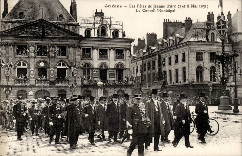Orléans — Die Feier der Jeanne d'Arc (7. und 8. Mai 1931) — Der Stadtrat - Vorderseite
