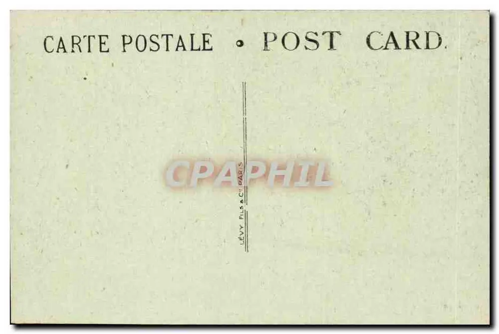Parc Automobile D (T.M. 175) — La Cooperativa — Editor Lévy Frères, París - Reverso