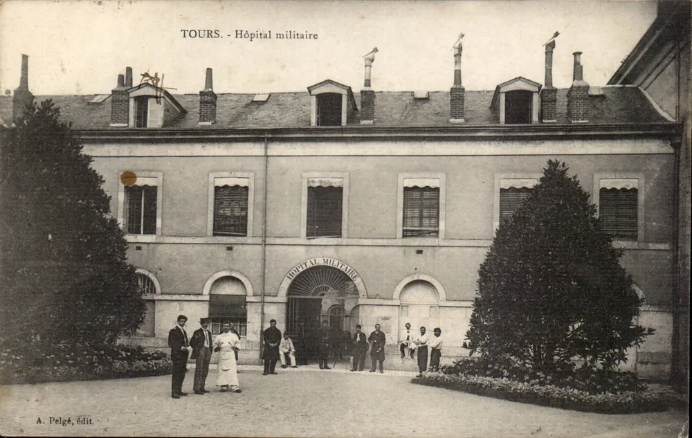 Tours - Hospital Militar — A. Pelgé, editor - Frente