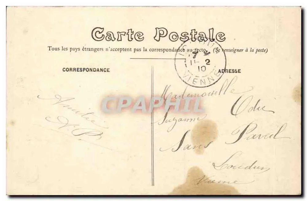 Tours — Cirque de Touraine — Grand Cinématographe - Achterkant