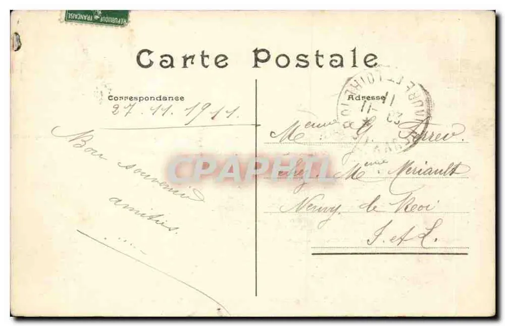 Tours — Boulevard Heurteloup — O Kiosque — S.R.A. - Verso