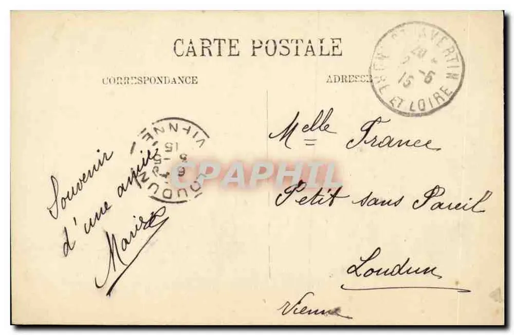 Tours — Bibliothèque - Ancien Hôtel de Ville — L.L. - Verso