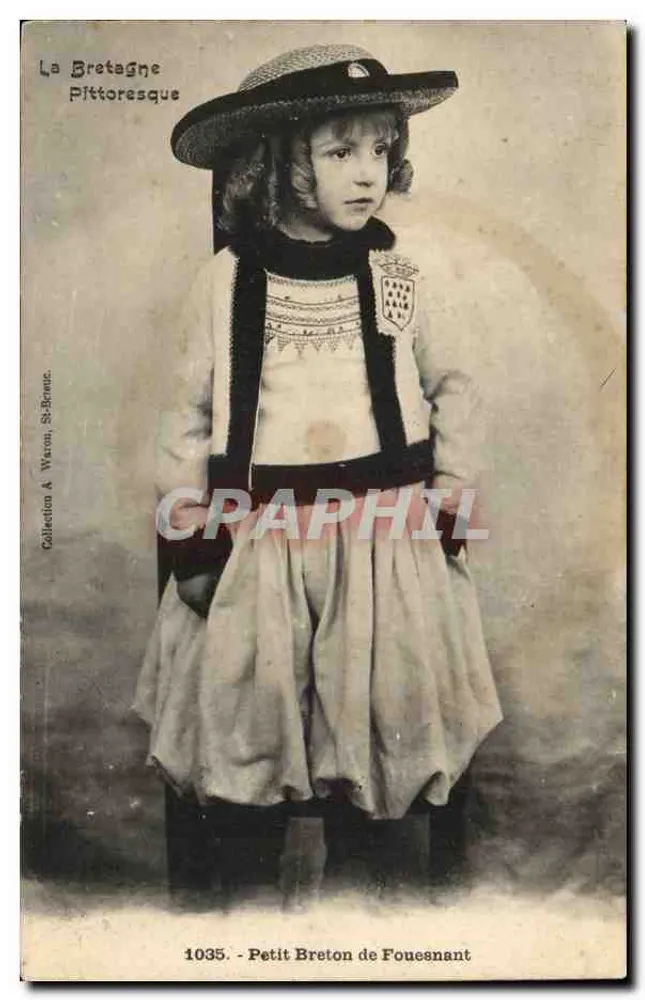 Kleiner Bretoner aus Fouesnant — Sammlung A. Weton, St-Berenc — Nr. 1035 - Vorderseite