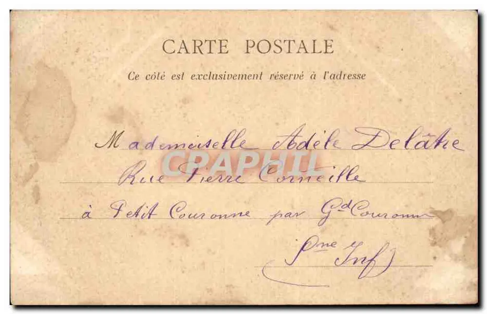 Angers — Caserne do Génio — M-L 70 - Verso