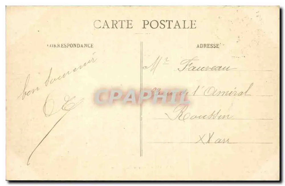 Laval - Quartel Corbineau — editor G. German - Verso