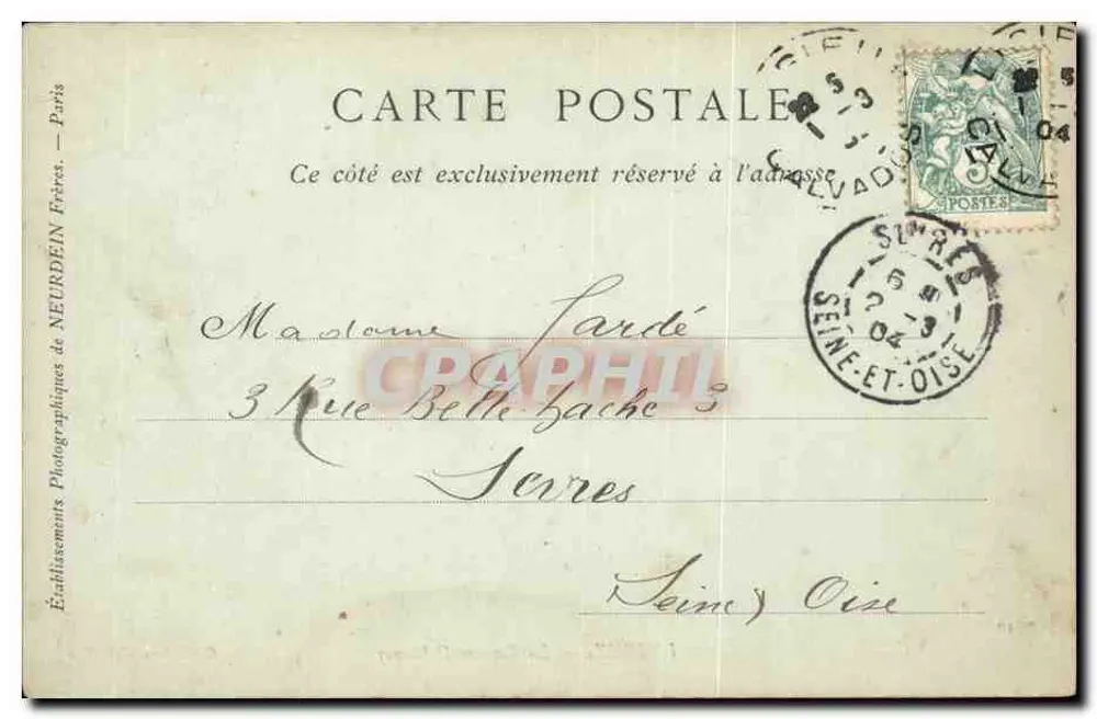 Lisieux — A Caserna Delaunay — Coleções ND Phot - Verso