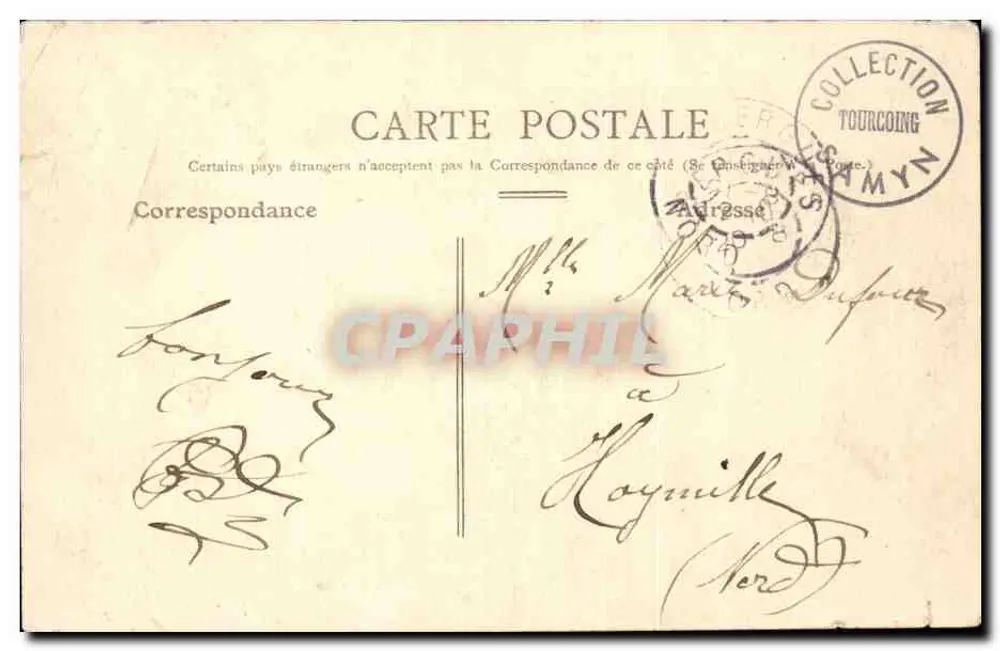 Lisieux — Caserne Delaunay — Editor não identificado, número de série não visível - Verso