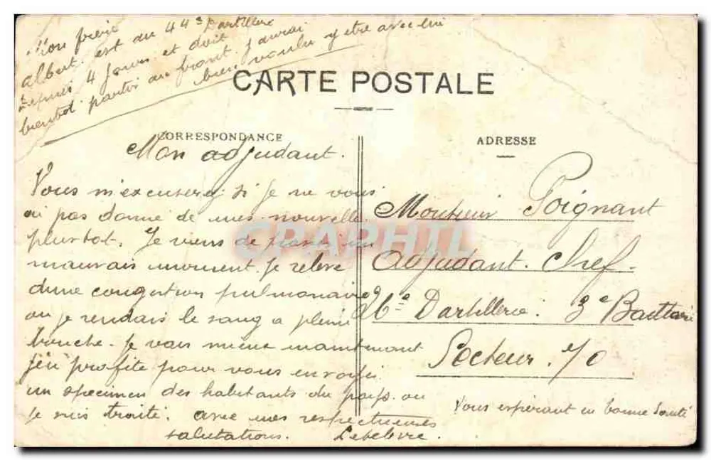 La Bourrée d'Auvergne — traditionelle Tanzszene — V.D.C. Nr. 1202 - Rückseite