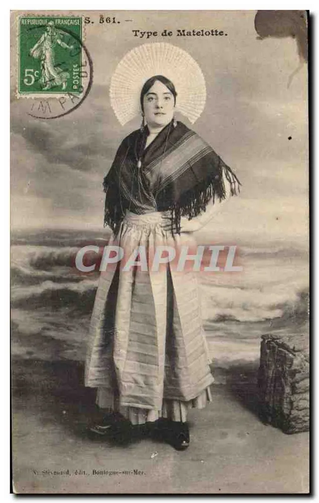 Typ der Matelotte — Serie S. 561 — Verlag N. Séveraud, Bonneville-sur-Mer - Vorderseite