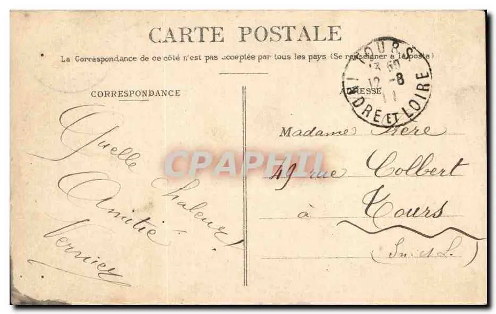 Typ der Matelotte — Serie S. 561 — Verlag N. Séveraud, Bonneville-sur-Mer - Rückseite