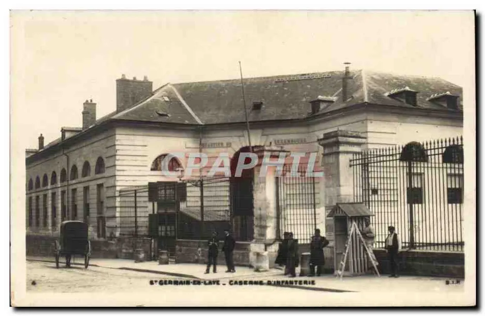 St-Germain-en-Laye - Quartel de Infantaria — editor S.T.H. - Frente