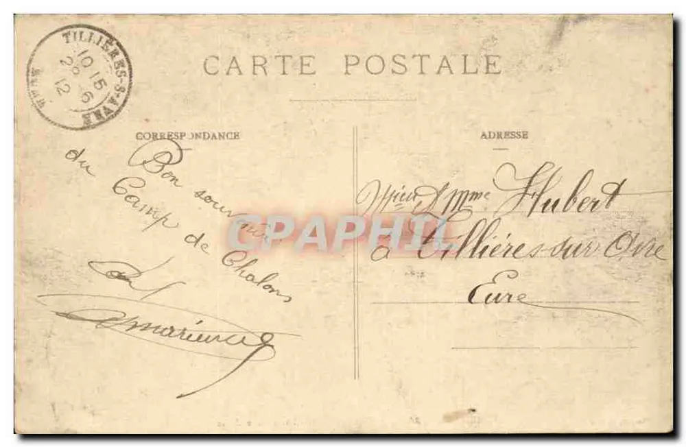 MOUMELON-le-GRAND — Baracken — La Grande Allée — Viénot, Verleger, n°16 - Rückseite