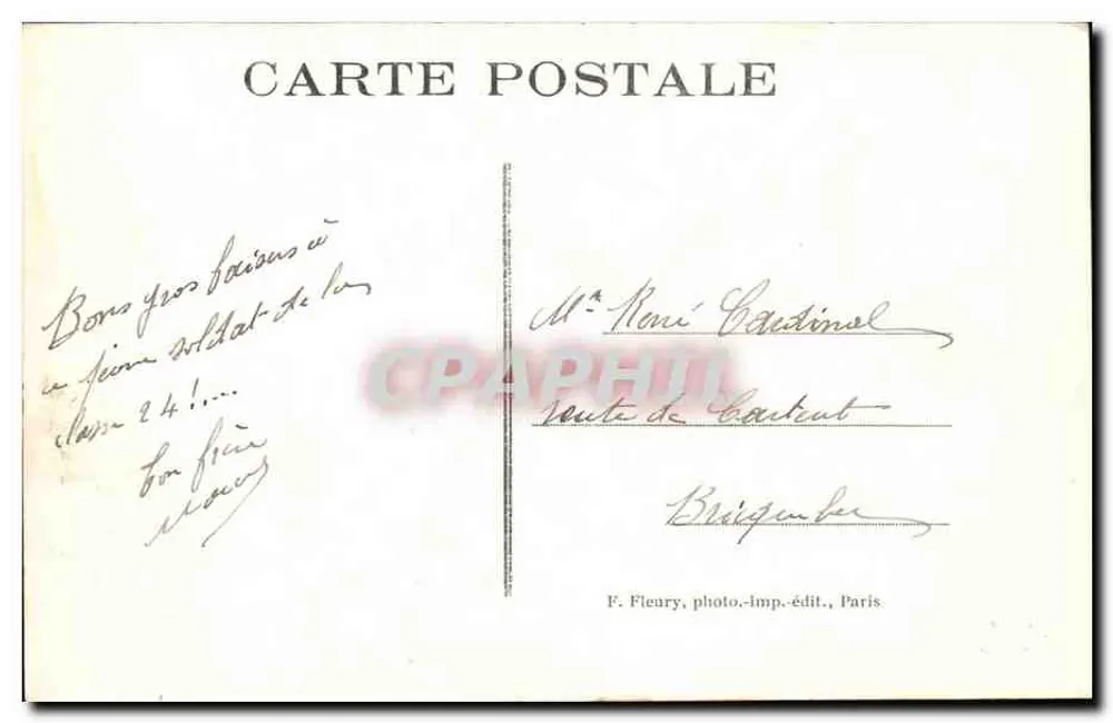 Paris (XXe) - Caserne des Tourelles - Panoramablick — F. Fleury, Foto-Druck-Verlag, Paris, n° 333 - Rückseite