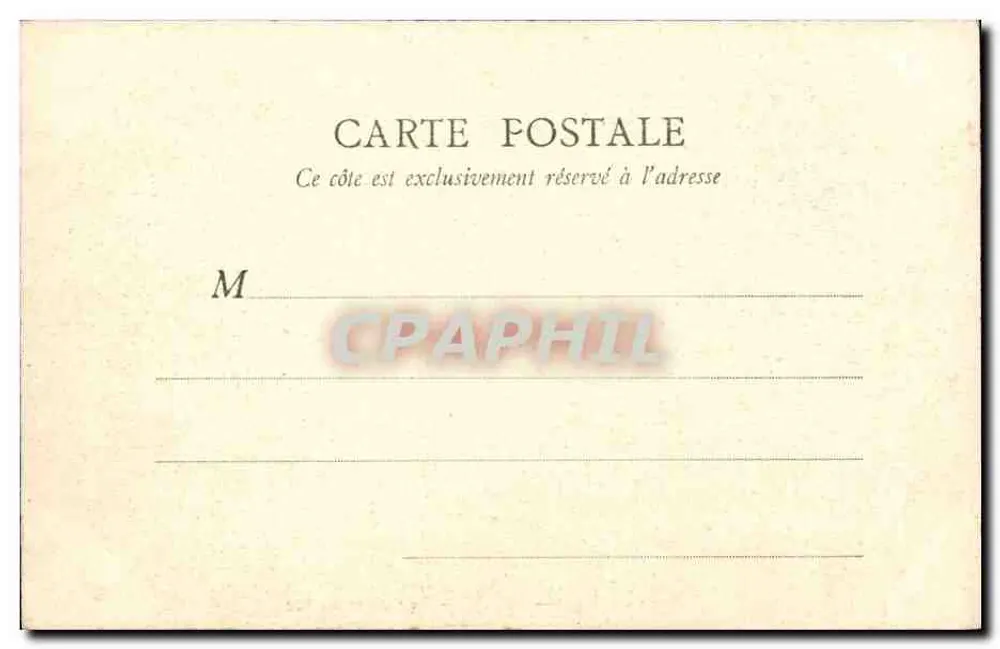 Ao redor de Orleans — OLIVET — A Moinha do Bac — B. F., Paris, n° 58 - Verso