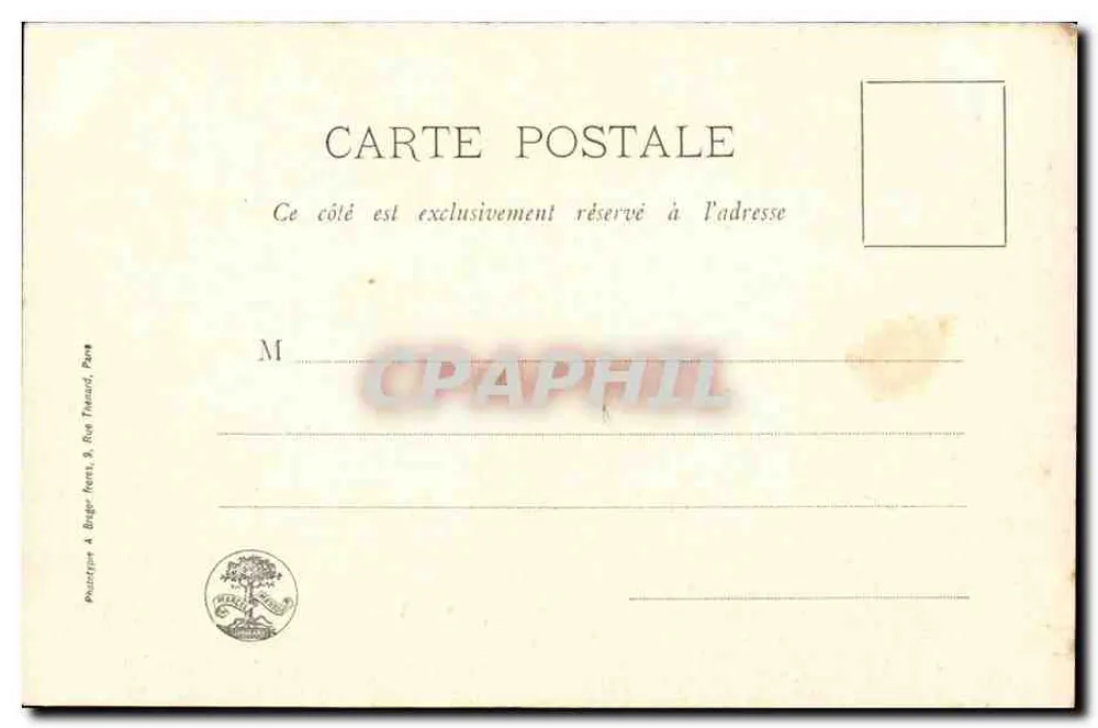 Ao redor de Orléans — Olivet — Coleção Orléanaise Marcel Mahhon (depositada) - Verso