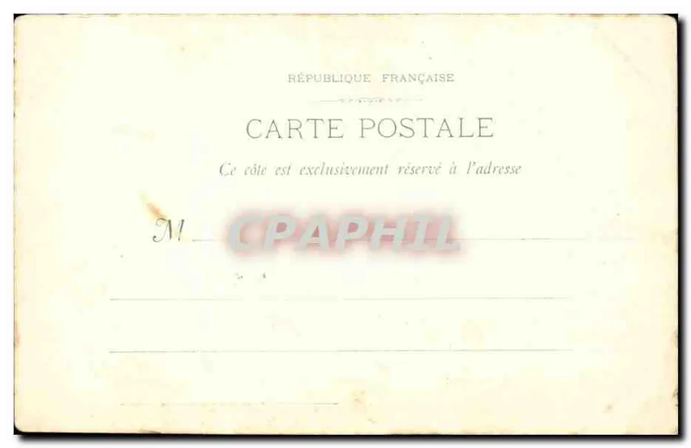 Arlésienne — Portrait einer Frau im lokalen Kleid — Verlag P. Ruat, Marseille, Nr. 10 - Rückseite