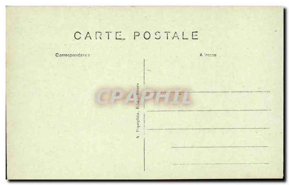 Chenonceaux — Porta de entrada (Renascimento) — Torre das Marcas — A.P. - Verso