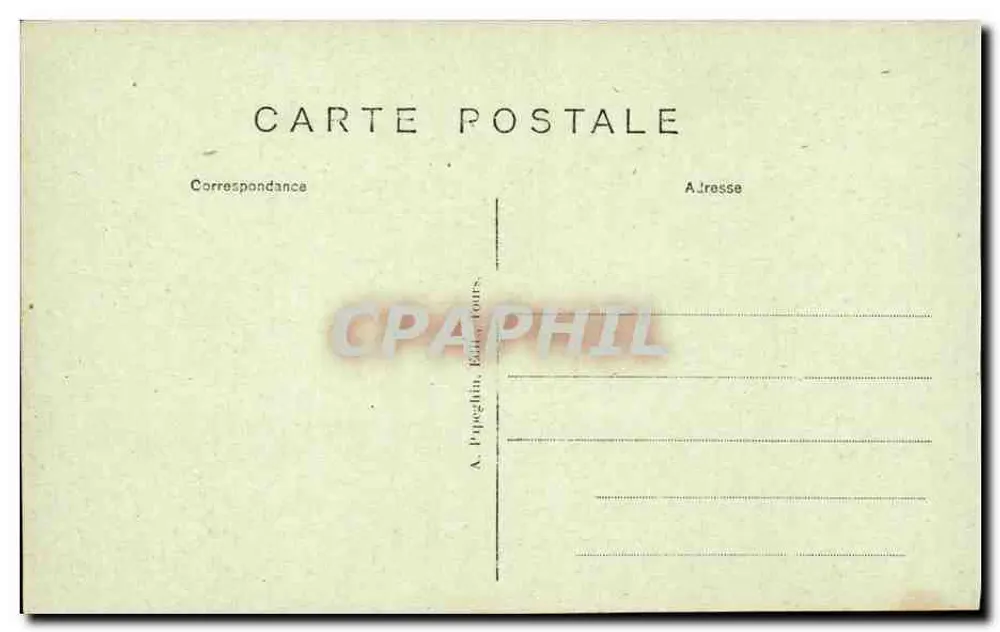 Chenonceaux - O Castelo (lado norte) - Conjunto e Fachaça Thomas Bohier A.P. - Verso