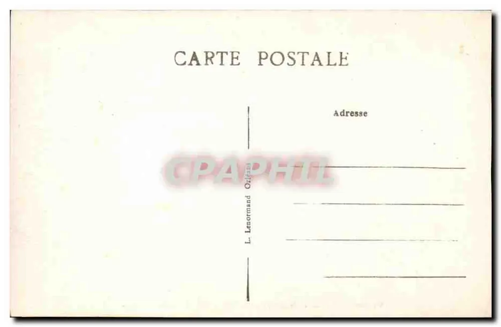 Orléans — Die Feierlichkeiten zu Ehren von Jeanne d'Arc, 7. und 8. Mai — Der Militärparade — L. Lenormand Orléans - Rückseite