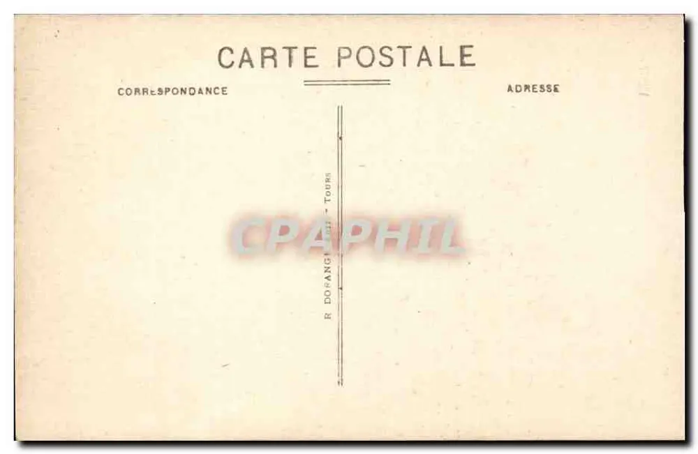 Chenonceaux (Loire-et-Loire) — Zamek — Aleja — R. D. - Rewers