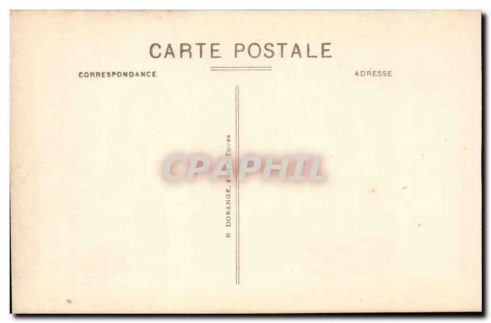 Chenonceaux (Loir-et-Cher) — A Torre das Marcas (monumento histórico) — R. D. - Verso