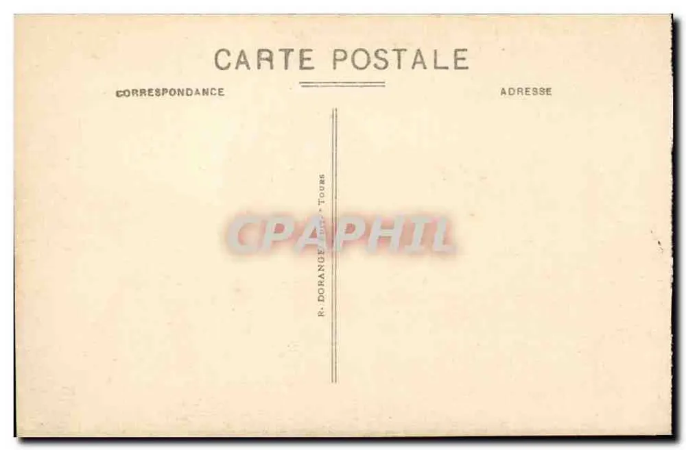Chenonceau (Loiret) — O Castelo (lado Nordeste) Século XV. Construído por Thomas Bohier, Tesoureiro Geral das Finanças e por Catherine Briçonnet, sua esposa — R. D. - Verso