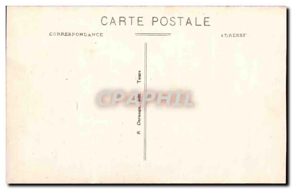 Chambord (Loir-et-Cher) — O Castelo — Editor R. Dorange, n°5 - Verso