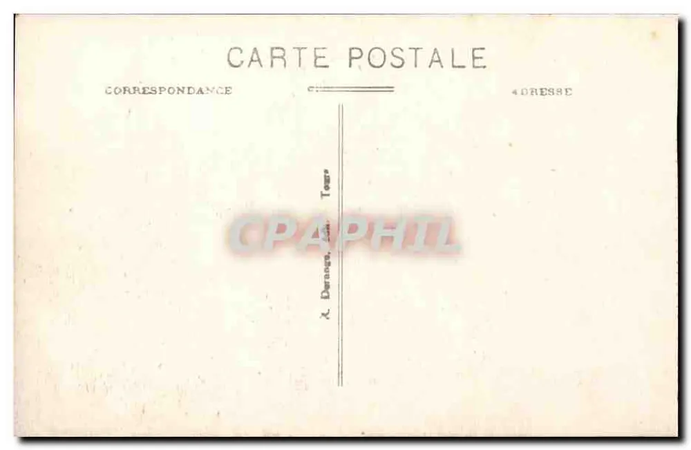 Chambord (L.-et-C.) — O Castelo (mon. hist.) Fachada Oeste — R.D. - Verso