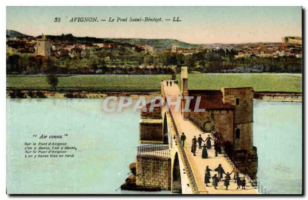 Avignon — O Ponte Saint-Bénézet — LL - Frente