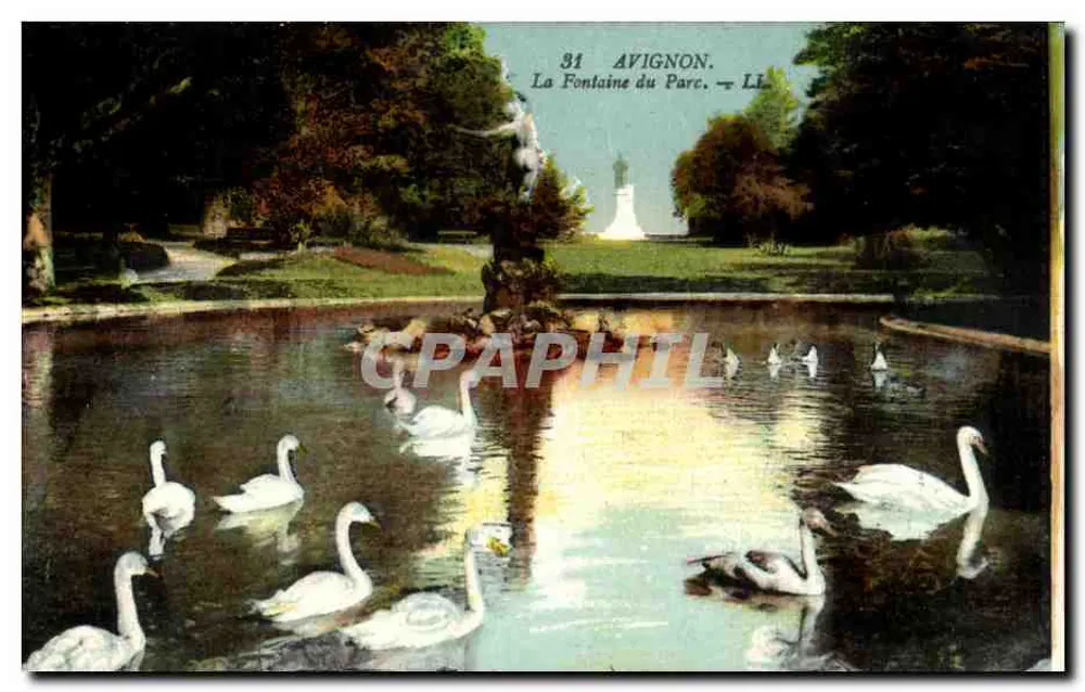Avignon — A Fonte do Parque — L.L. n°31 - Frente