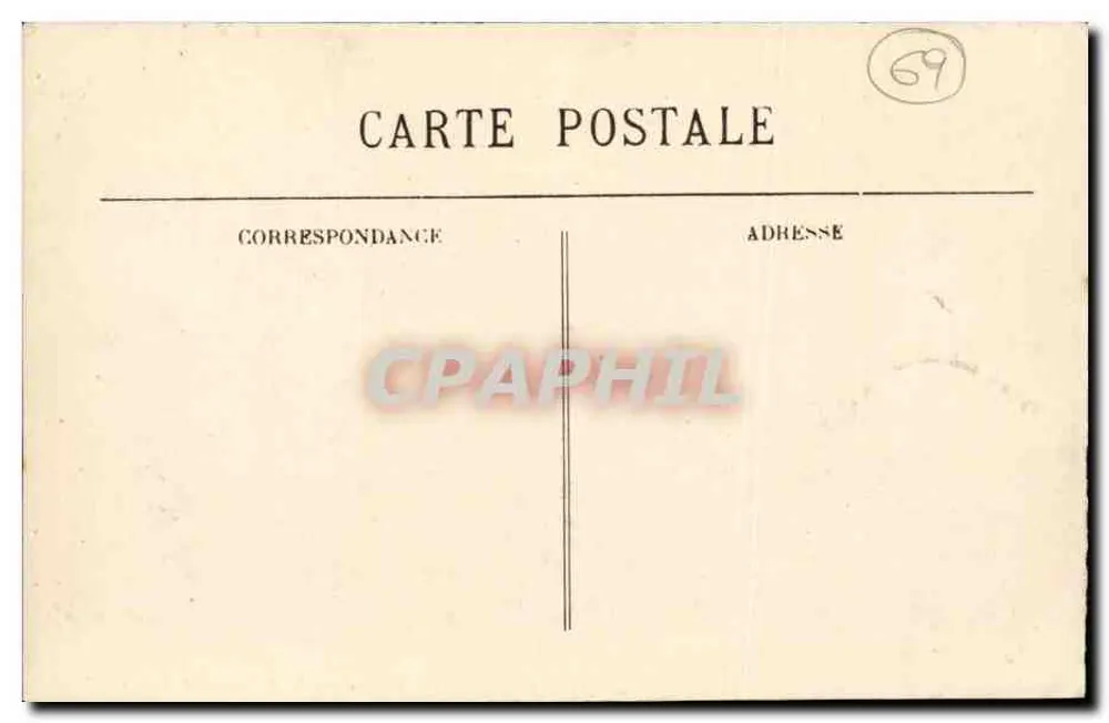 Lyon — Najświętsza Maryja z Fourvière — Façada — E. R. n°60 - Rewers