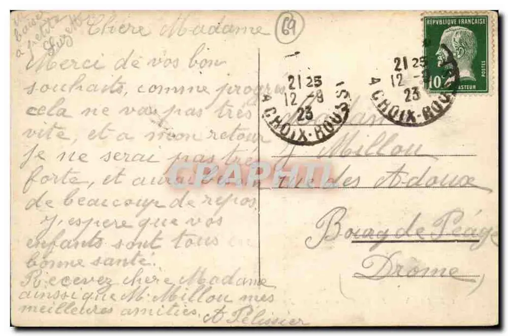 LYON — A Prefeitura e seus Jardins — E.R. n°138 - Verso