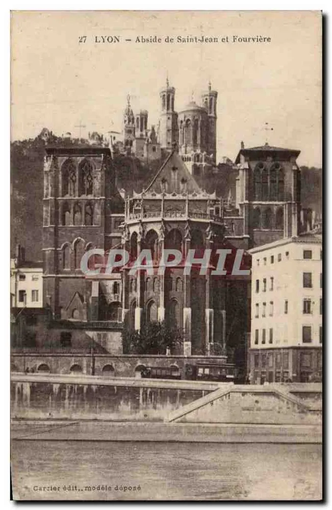 LYON — Abside de Saint-Jean e Fourvière — Garzier editor modelo depositado - Frente
