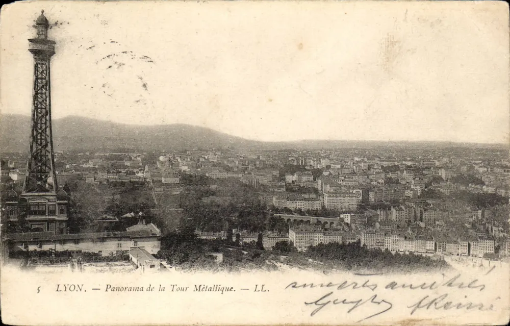 LYON — Panorama da Torre Metálica — LL. - Frente