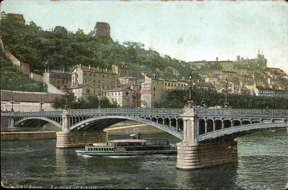 O ponte d'Ainay — Lyon — editor Laven - Frente