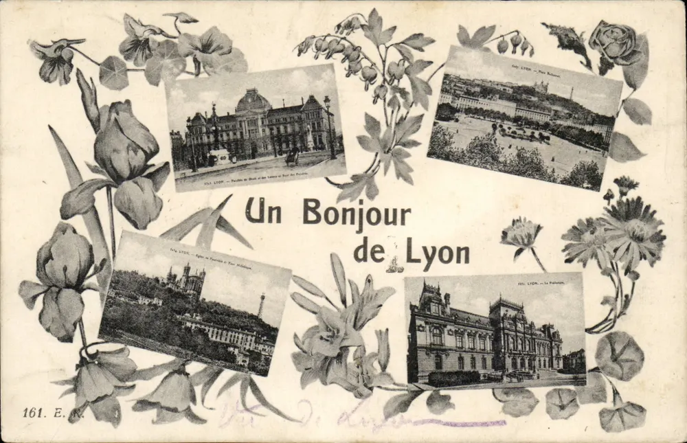Un Bonjour de Lyon — 161. E. R. - Vorderseite