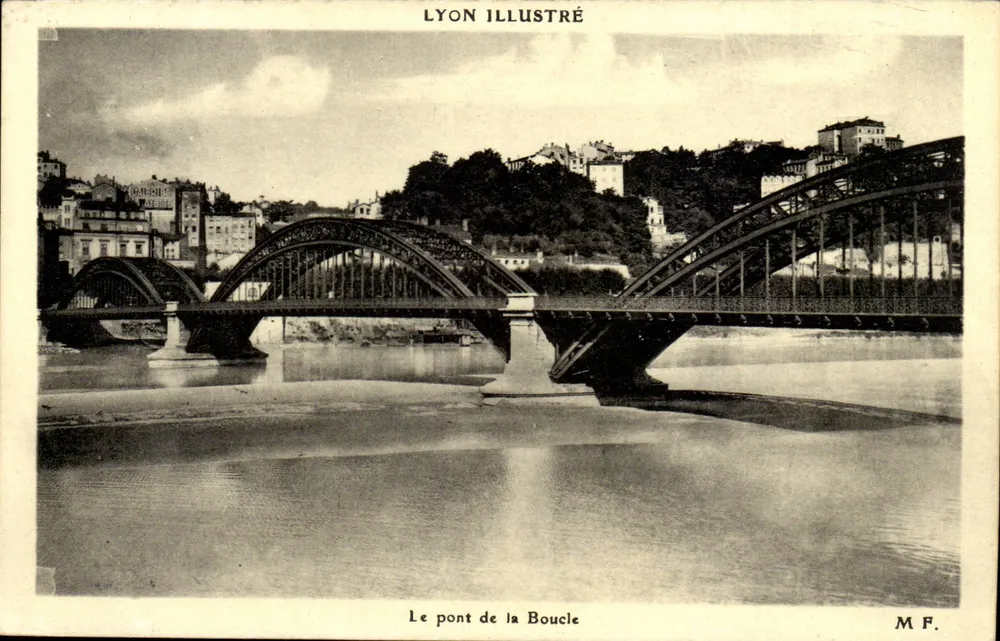 O ponte da Boucle — Lyon — Lyon Illustré, M.F. - Frente