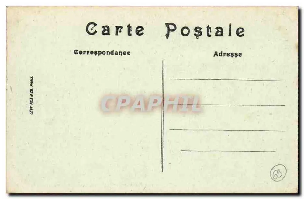 LYON — Panoramablick auf Lyon, aus den Minimes — LL. - Rückseite