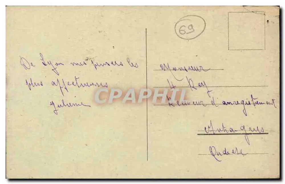 LYON — O Ponte Wilson — M. F. n°20 - Verso