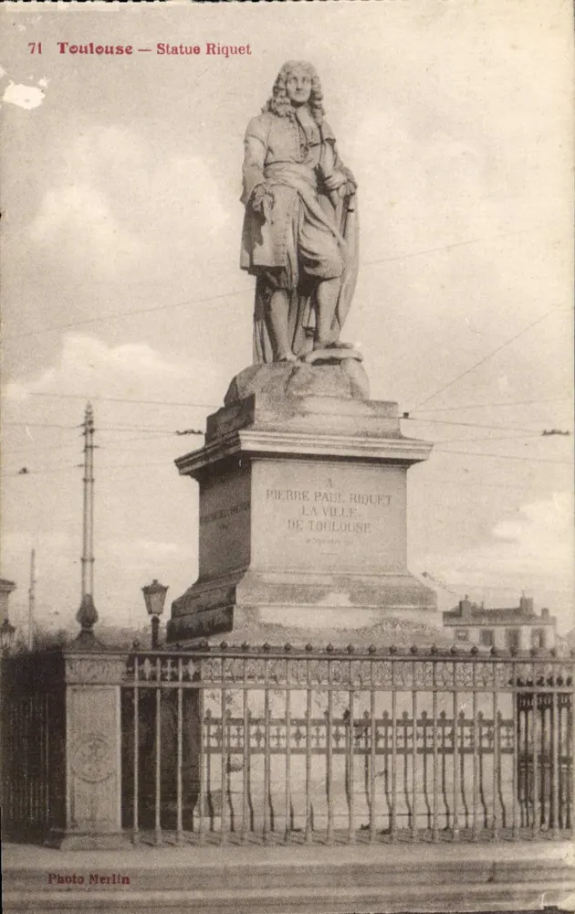 Toulouse — Estátua de Riquet — Foto Merlin - Frente