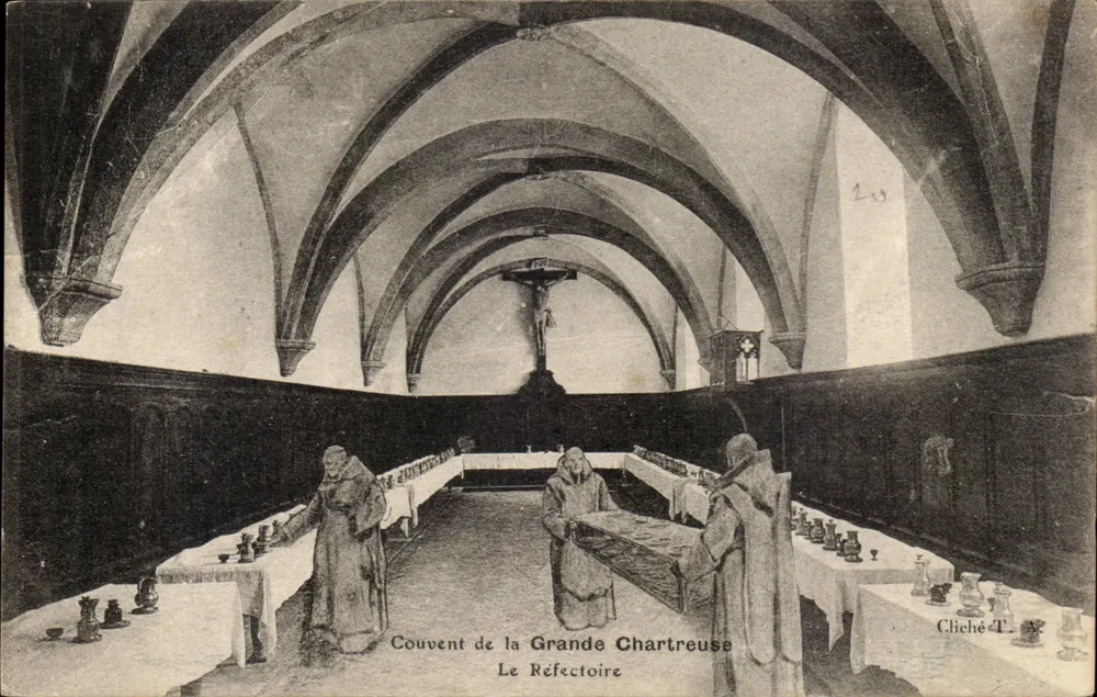 Convento da Grande Chartreuse — O Refeitório — Cliché T - Frente