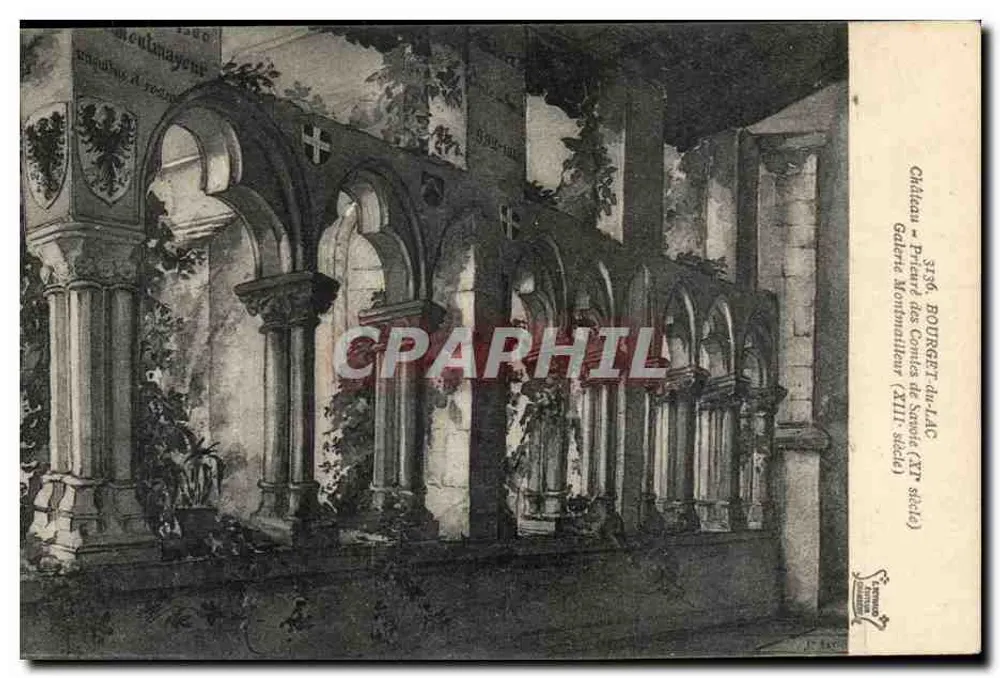Schloss des Prieuré de Château - Prieuré der Zisterzienser (12. Jahrhundert) — Verleger POURGER du LAC, Nr. 3134 - Vorderseite