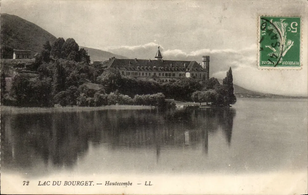 Lago do Bourget — Hautecombe — LL. — 72 - Frente