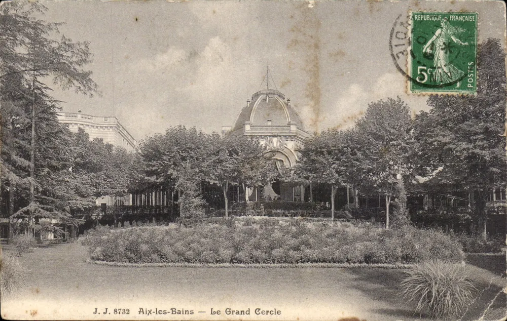 Aix-les-Bains — O Grande Círculo — J.J. 8732 - Frente